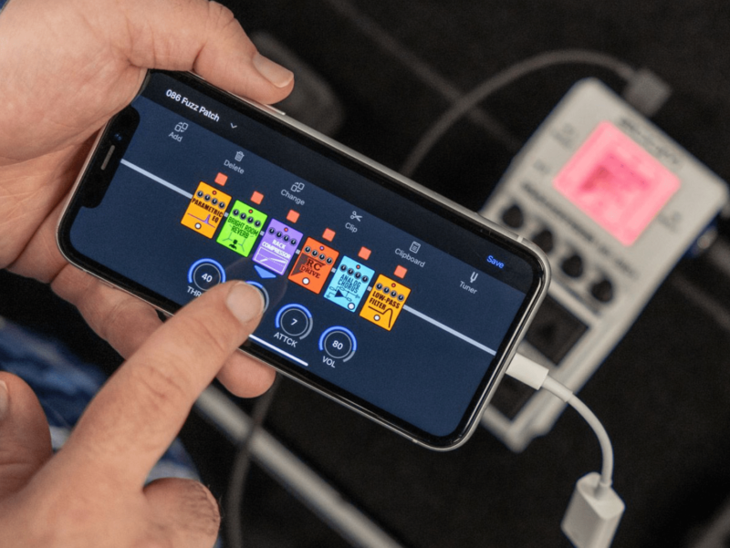 専用アプリ「Handy Guitar Lab for MS-50G+（iOS版）」